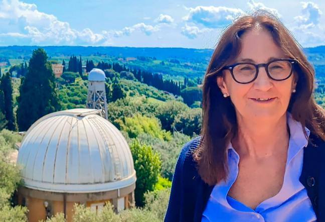 Antonella Gasperini, senior technology manager at INAF in Arcetri, responsible for the protection and enhancement of historical scientific heritage. Credits: INAF