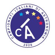 Logo campionati iatliani di astronomia 2026