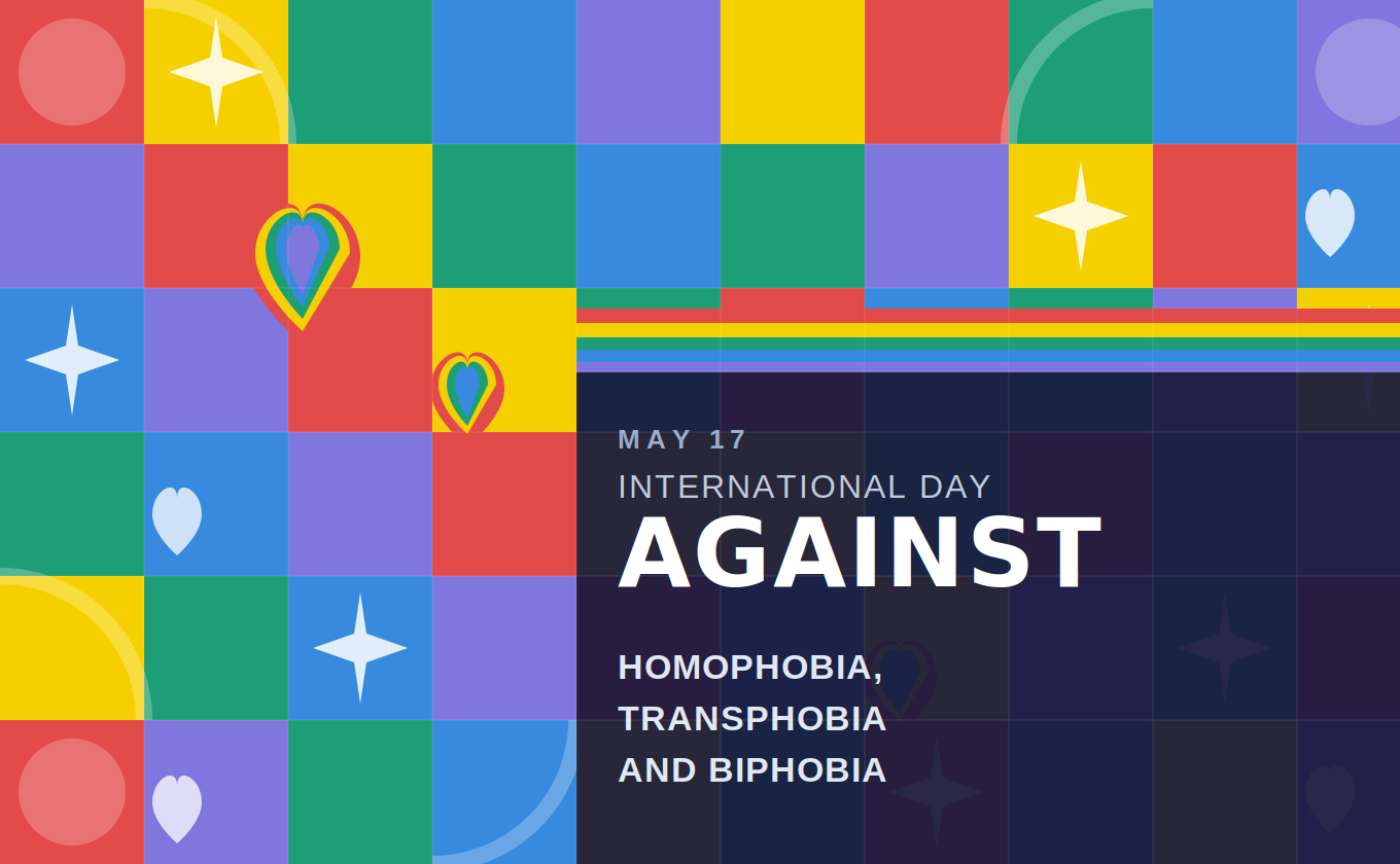 Immagine rappresentativa per la Giornata internazionale contro l'omofobia, la bifobia e la transfobia (IDAHOBIT) - 17 maggio 2026
