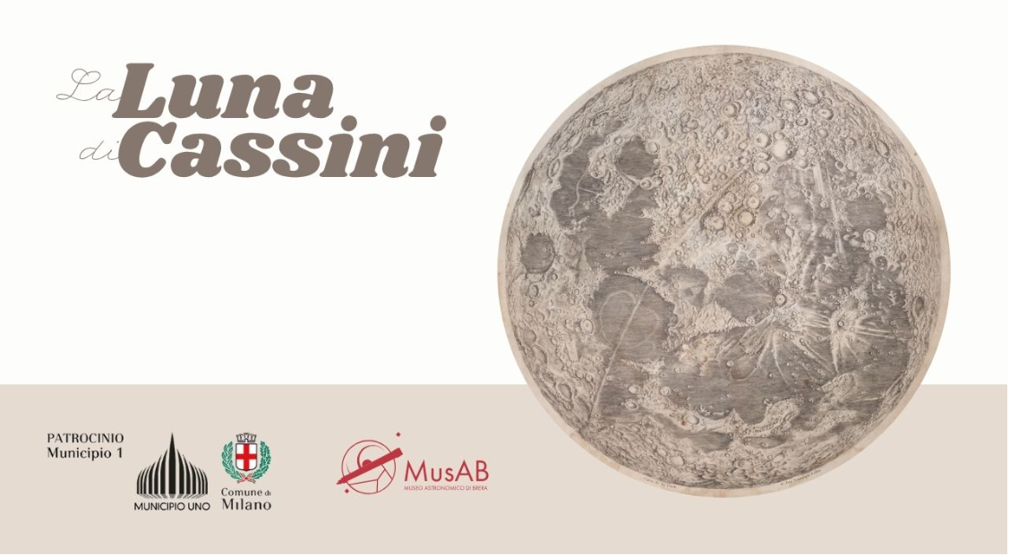 Immagine rappresentativa dell'evento "La Luna di Cassini" - 17 maggio 2026 presso la nostra sede di Milano a Palazzo Brera. - Crediti: INAF-OAB.