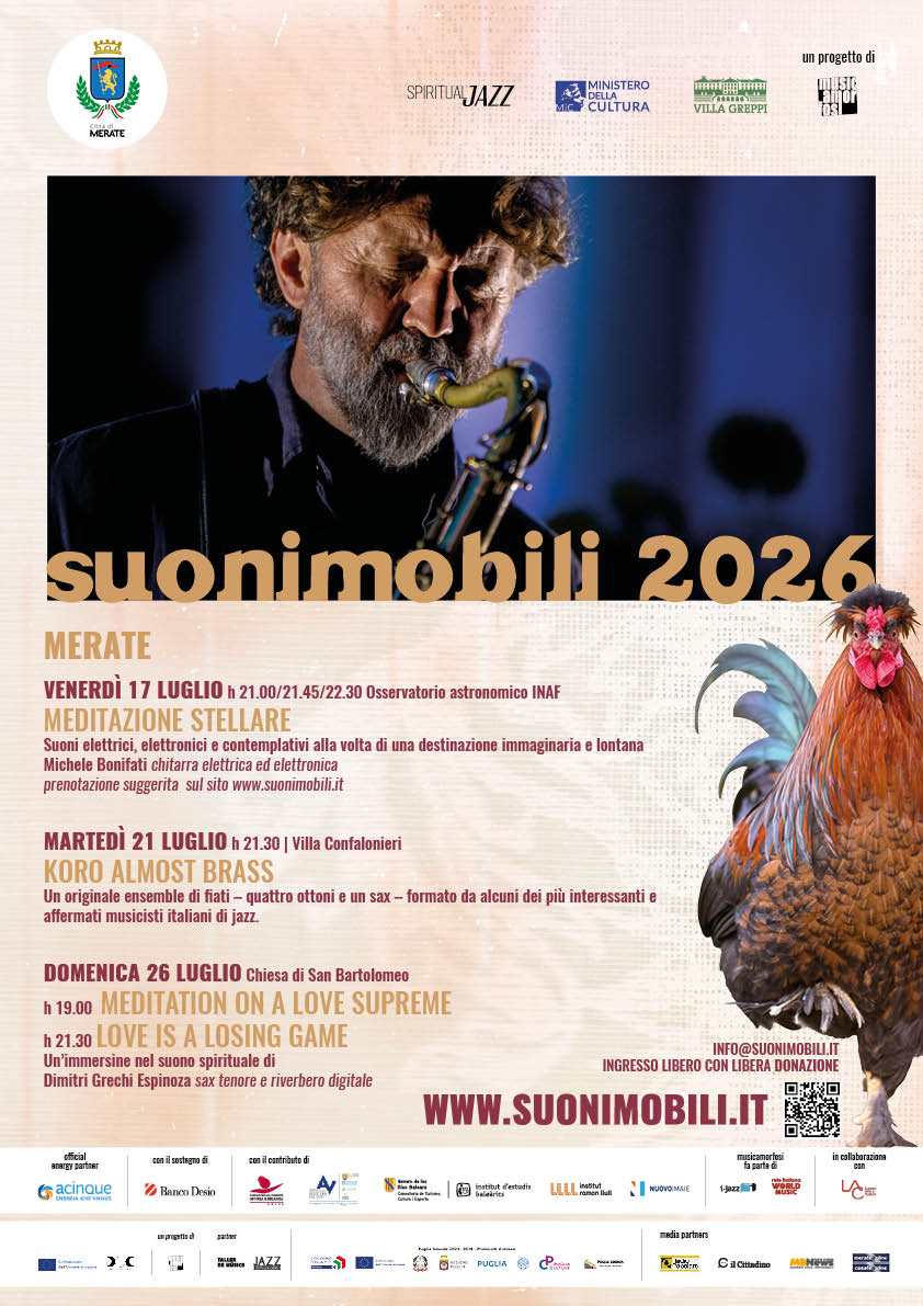 Locandina Suoni Mobili 2026