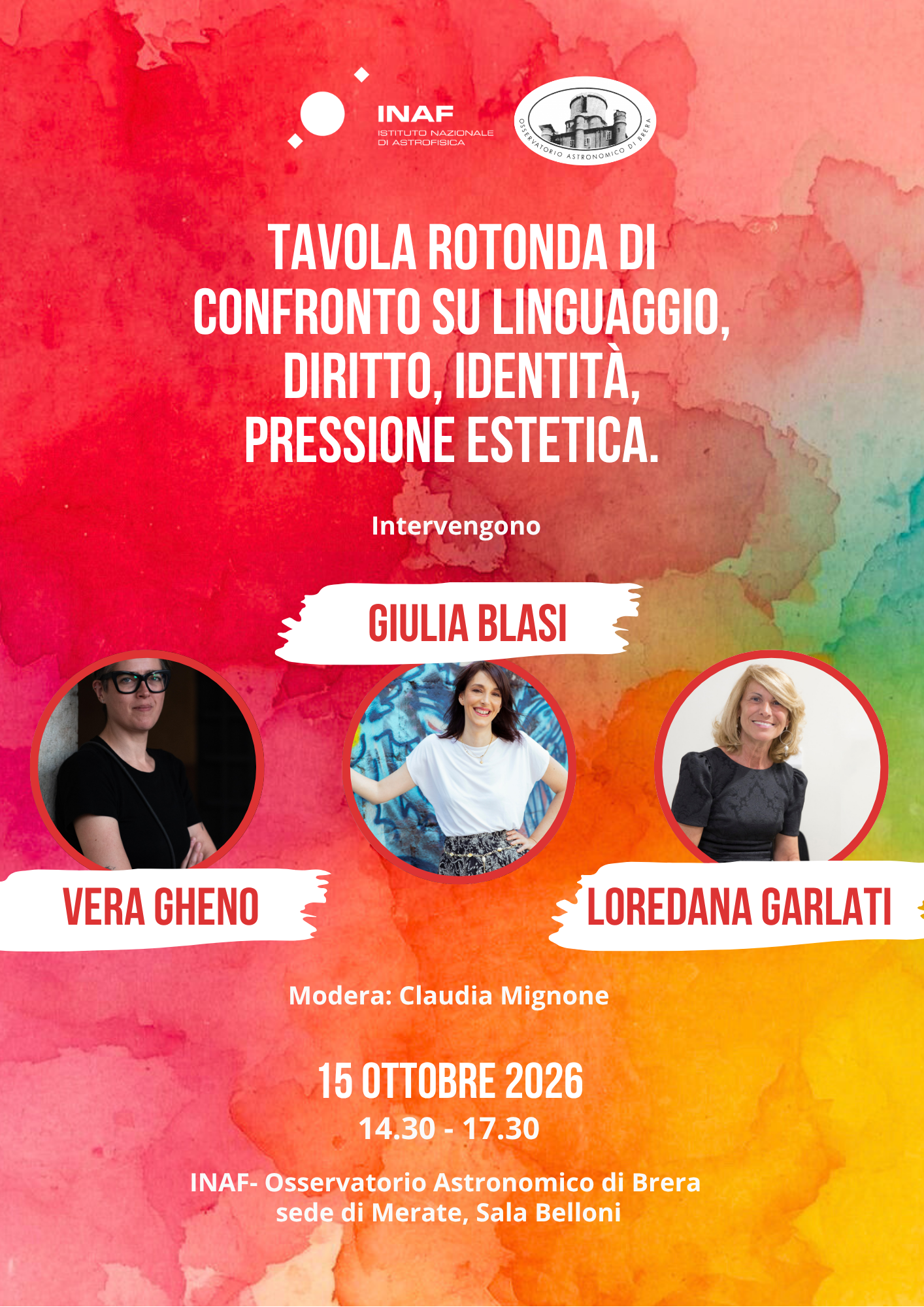 Locandina tavola rotonda - Gheno, Garlati e Blasi - 15 ottobre 2026 - Gruppo DEA